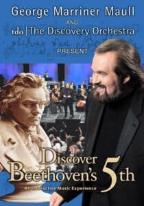 Beethoven's 5th Symphony DVD cover with Maestro Maull