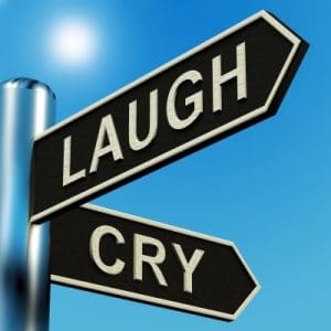 Laugh and Cry Sign