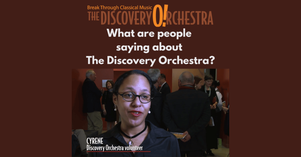 What are people saying about The Discovery Orchestra? Find out in the Maestro's Blog "Listeners Speak".
