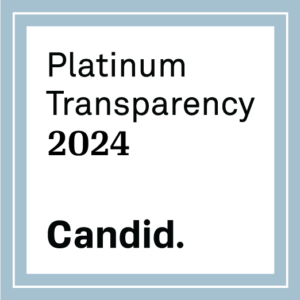 We are pleased to share our Platinum Seal of Transparency from Candid/GuideStar. This seal gives funders insights into our organization’s programs, demographics, diversity, and impact, all enabling educated grant-giving decisions.