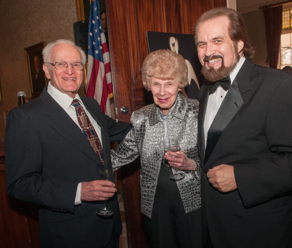 Image of Saul Feinberg, Esther Feinberg, and George Marriner Maull