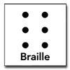 Braille logo