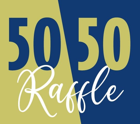 50/50 Raffle poster