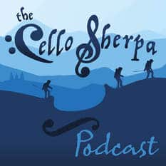 The Cello Sherpa Podcast logo