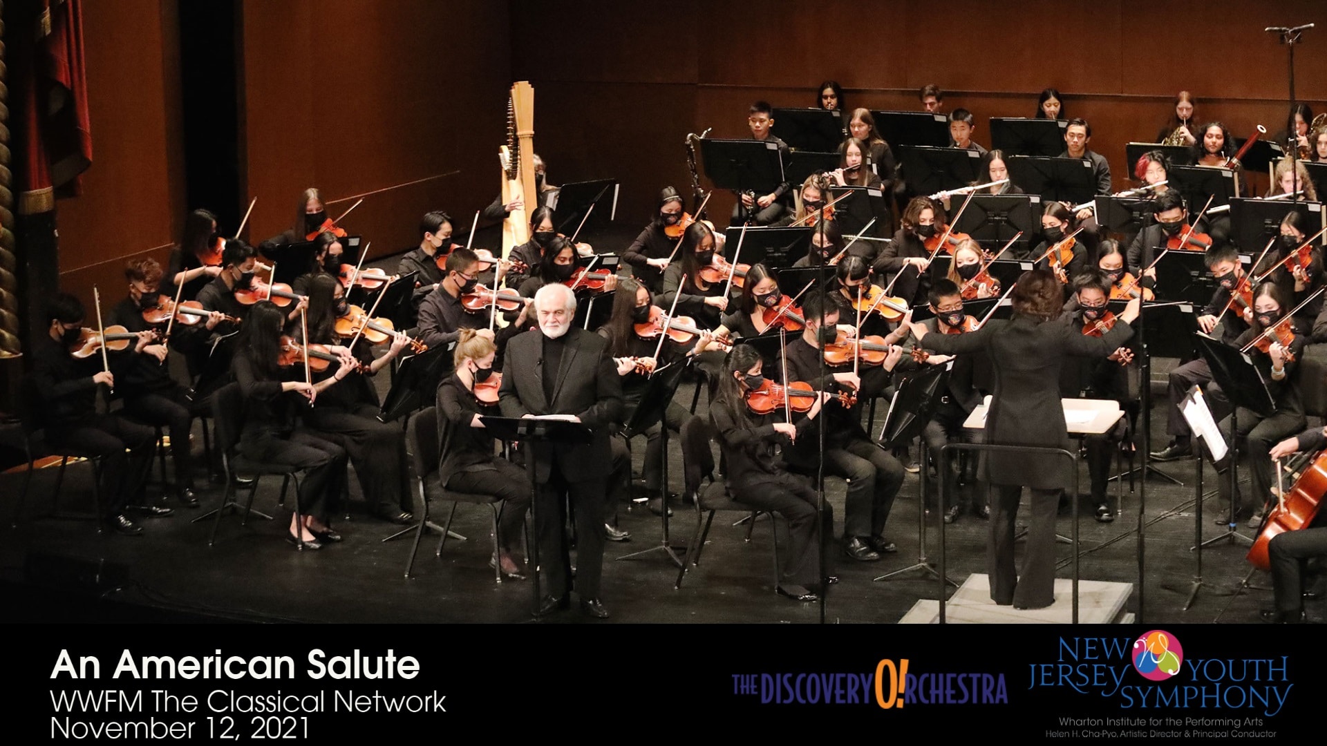 An American Salute performance with Maestro Maull & Maestro Helen Cha-Pyo with the New Jersey Symphony Orchestra