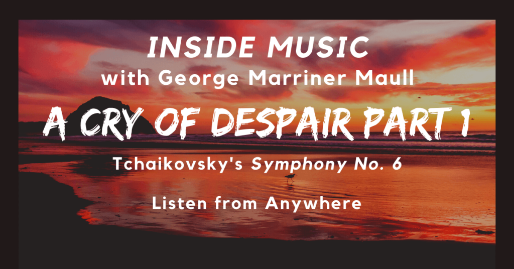 Inside Music Radio Show episode entitled A Cry of Despair Part 1