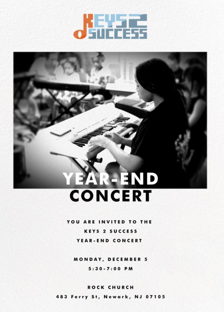Free Concert December 5th 5:30pm at Rock Church, Newark, NJ
