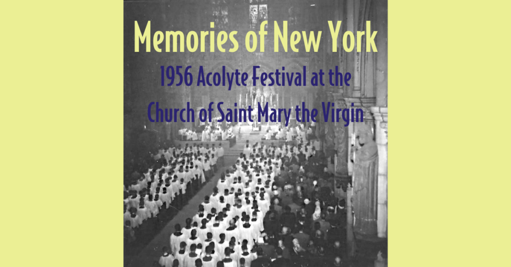 Image of St Mary the Virgin Church in NYC for blog Memories of New York