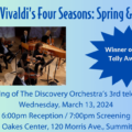 Screening of Discover Vivaldi's Four Seasons Spring & Summer on Wednesday, March 13, 2024 at The Oakes Center in Summit, NJ.