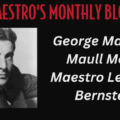 Maestro's Monthly Blog: George Marriner Maull Meets Maestro Bernstein...A Recollection with an image of a young Leonard Bernstein.