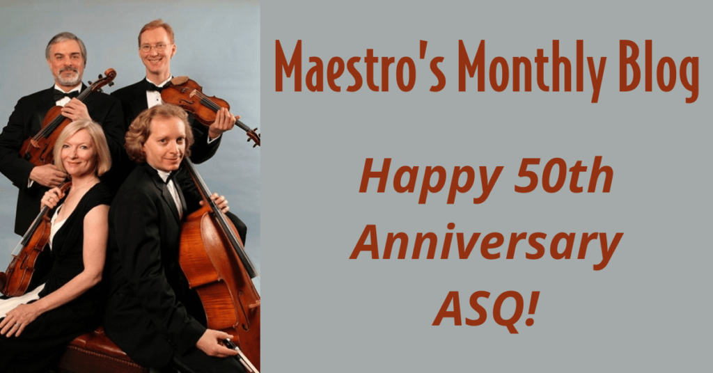 Maestro's Monthly Blog: Happy 50th Anniversary ASQ!