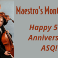 Maestro's Monthly Blog: Happy 50th Anniversary ASQ!