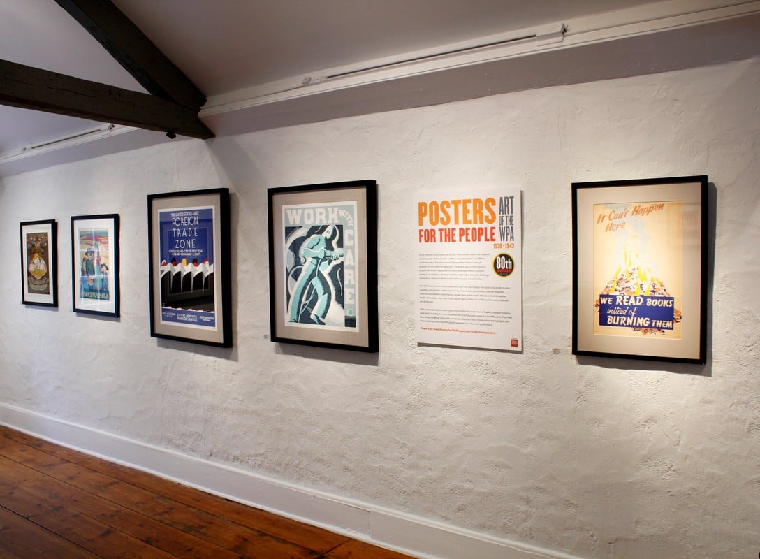 wall of Posters for the People.